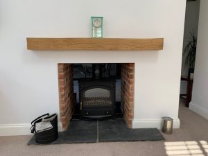 Double aspect fireplace